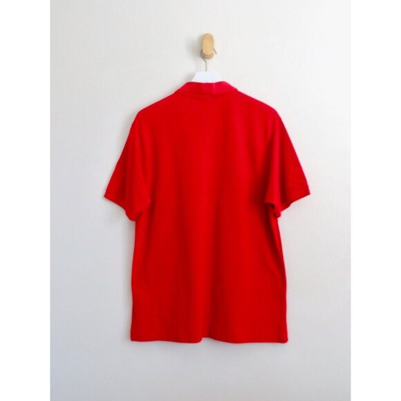 Lacoste Polo Shirt Short Sleeve Red SZ XL - Picture 13 of 16